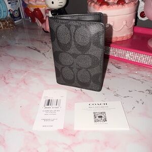 Coach Charcoal Signature Wallet